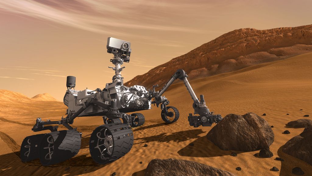 The Curiosity rover