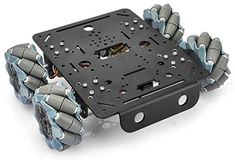 Car chassis with Mecanum wheels