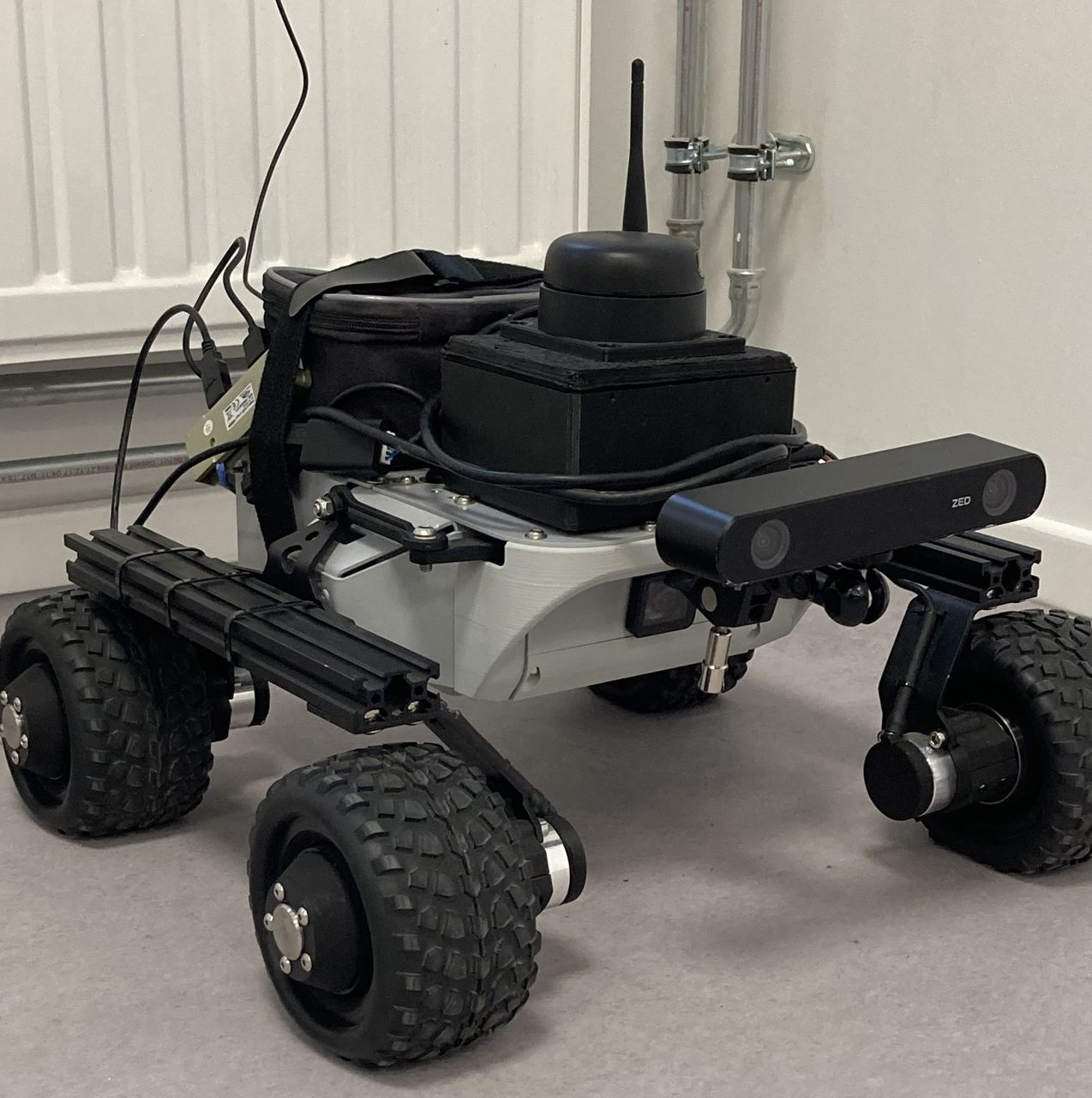 Botronics' Leo Rover with navigation equipment