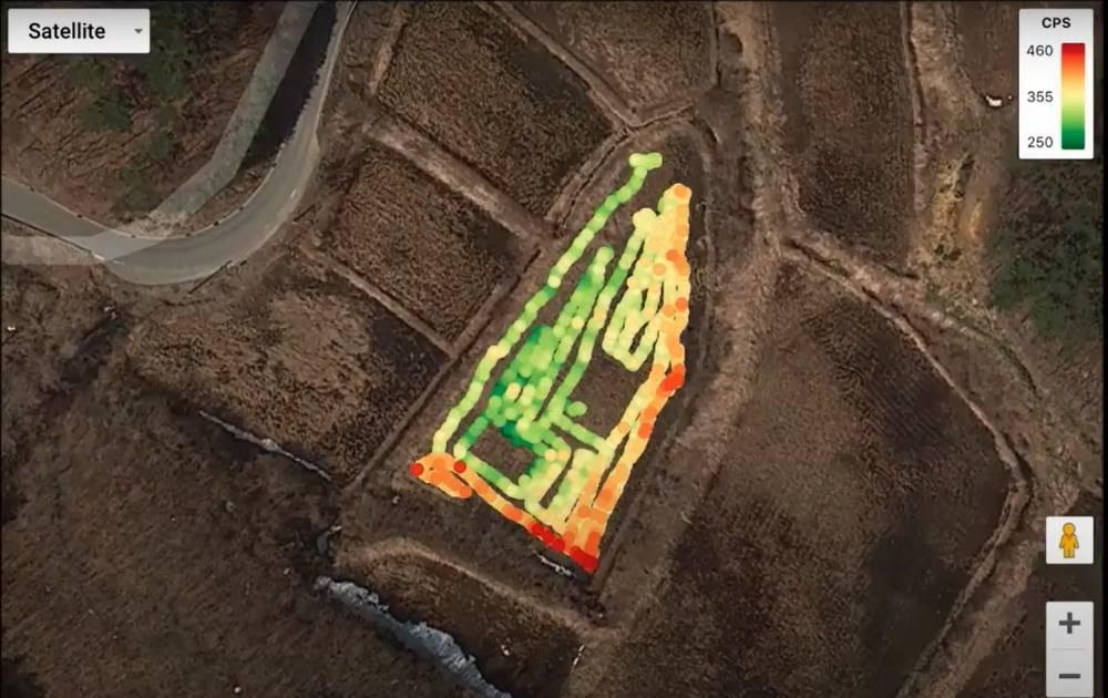 radiation mapping feature