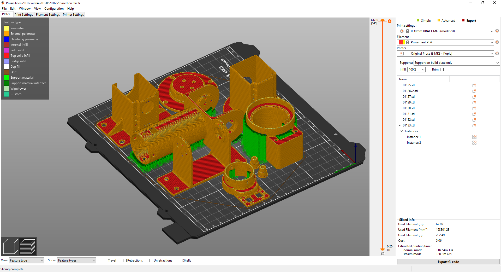 3d-printed robot components