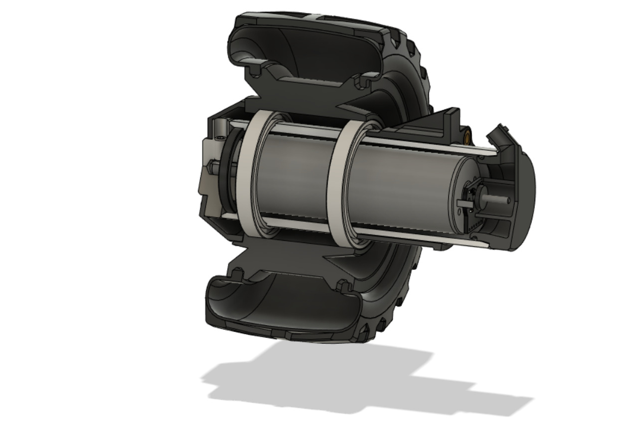 A Leo Rover’s wheel transection