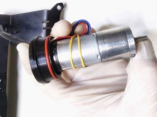 Pololu 25D motor used in Leo Rover 1.5