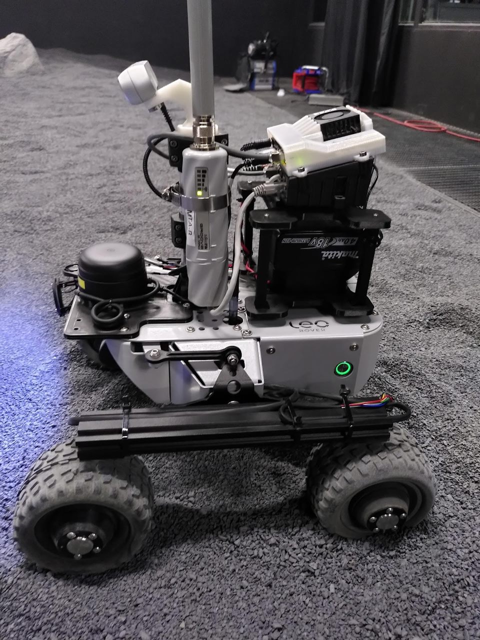 Leo Rover setup for the Space Resources Challenge
