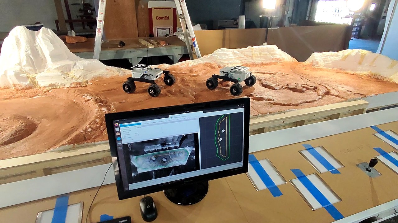 Testing thesystem at Ravenswood Studio workshop